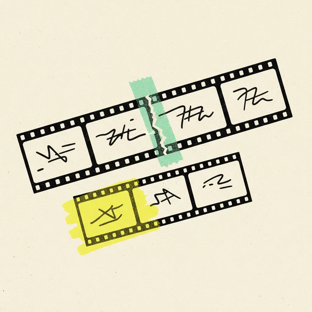 Three cutdown lengths, one source clip